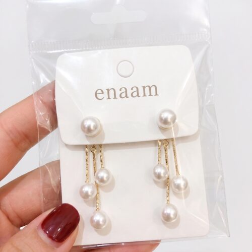 Gold Pearl Drop Dangle Earrings Gold Pearl Drop Dangle Earrings