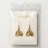 Gold Plated Leaf Drop Jhumka Earrings Gold Plated Leaf Drop Jhumka Earrings